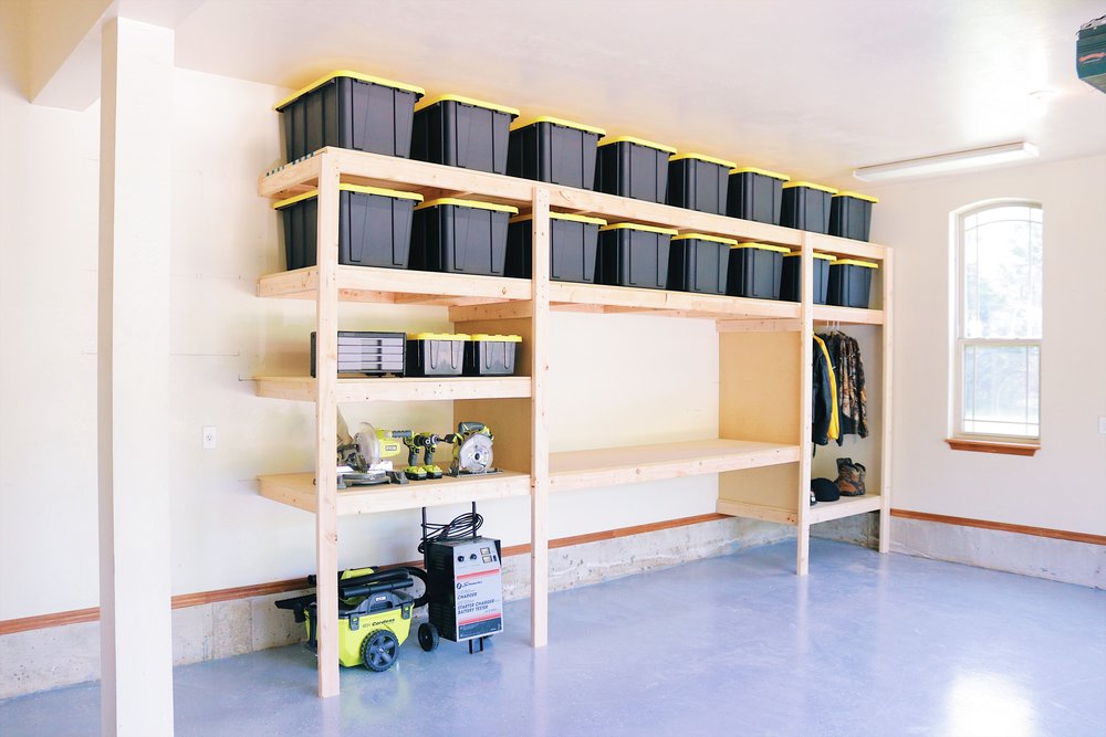 garage storage shelves